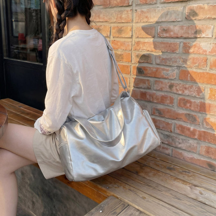 Stylish Leather Duffle Bag Kalsten