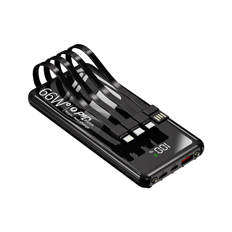 Portable power bank with integrated charging ports and high fast charging performance Kalsten