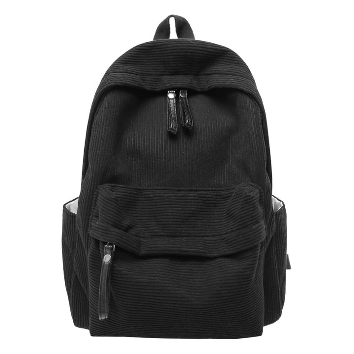 Textured Fabric Casual Backpack Kalsten