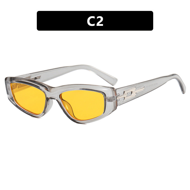 Women's stylish Cat-Eye sunglasses with transparent frame and cool lenses Kalsten