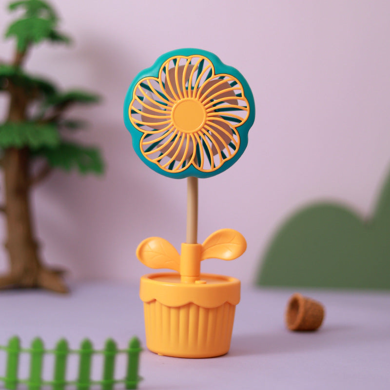 Ladies Table Fan in Flower Design Kalsten