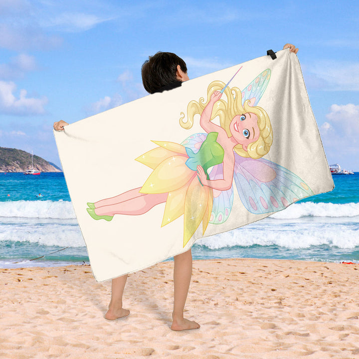 Beach blanket with colorful cupcake design Kalsten