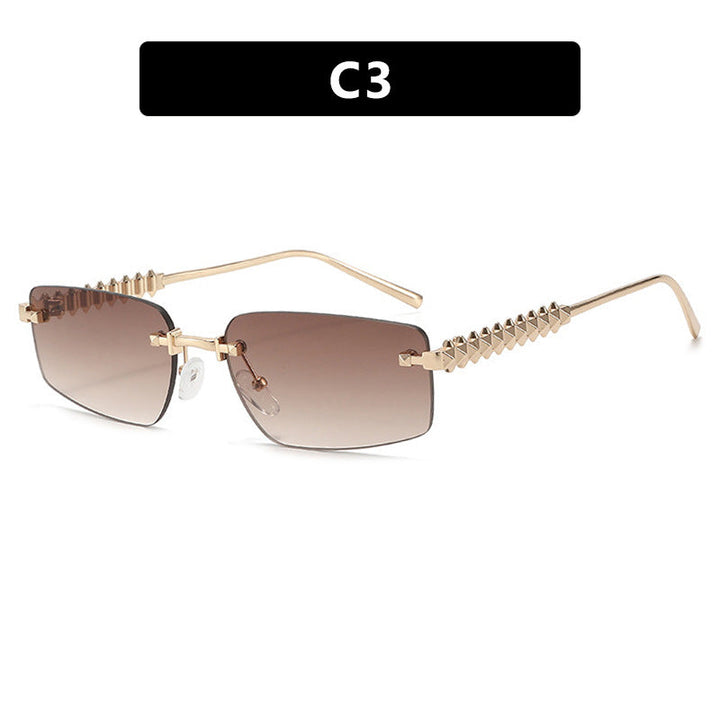 Women's square sunglasses with filigree frame and luxurious accents Kalsten