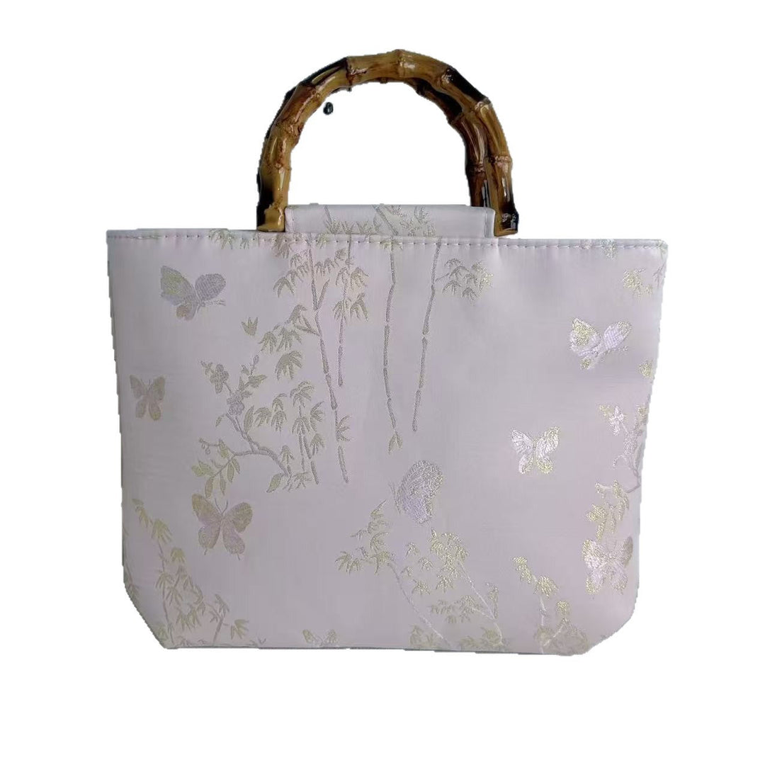 High-quality cotton tote bag with bamboo handles Kalsten