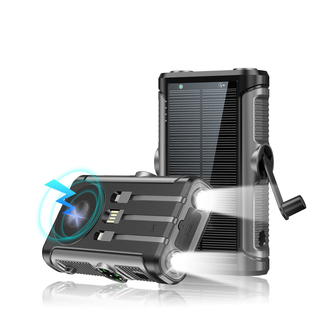 Multifunctional Solar Powerbank with Hand Crank Kalsten