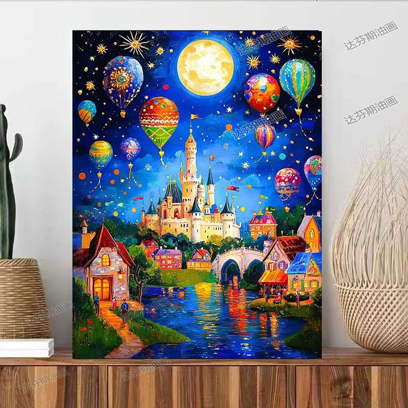 Fantasy Landscape Canvas Art Print Kalsten