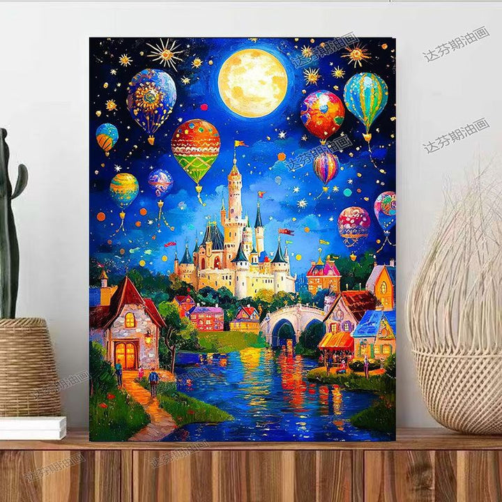 Fantasy Landscape Canvas Art Print Kalsten