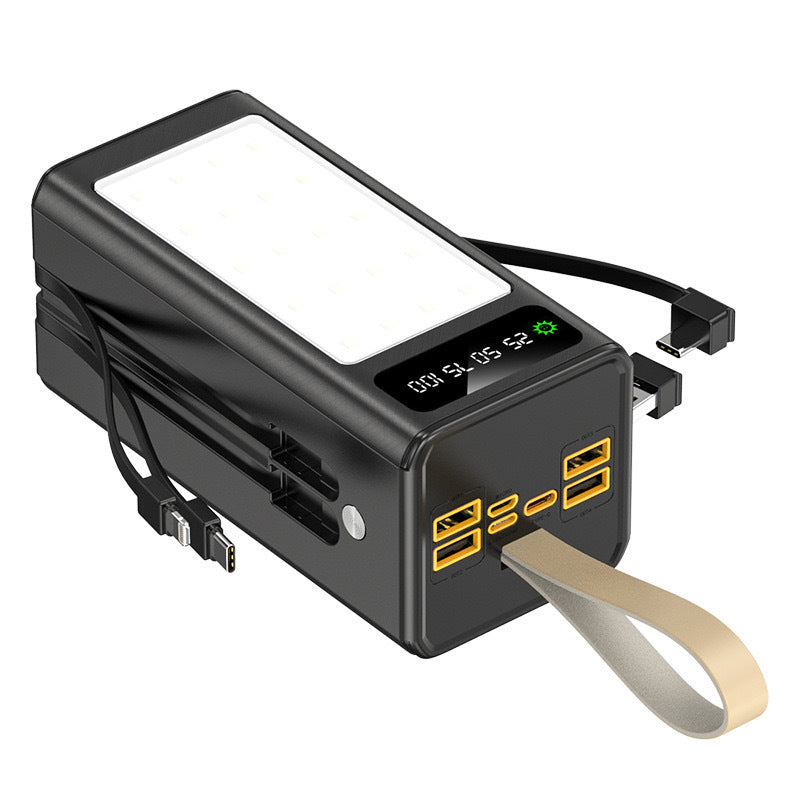 Portable power bank with advanced charging technology and digital display options Kalsten