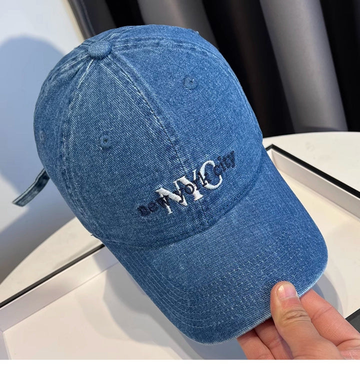 Women's Stylish Denim Baseball Cap Kalsten