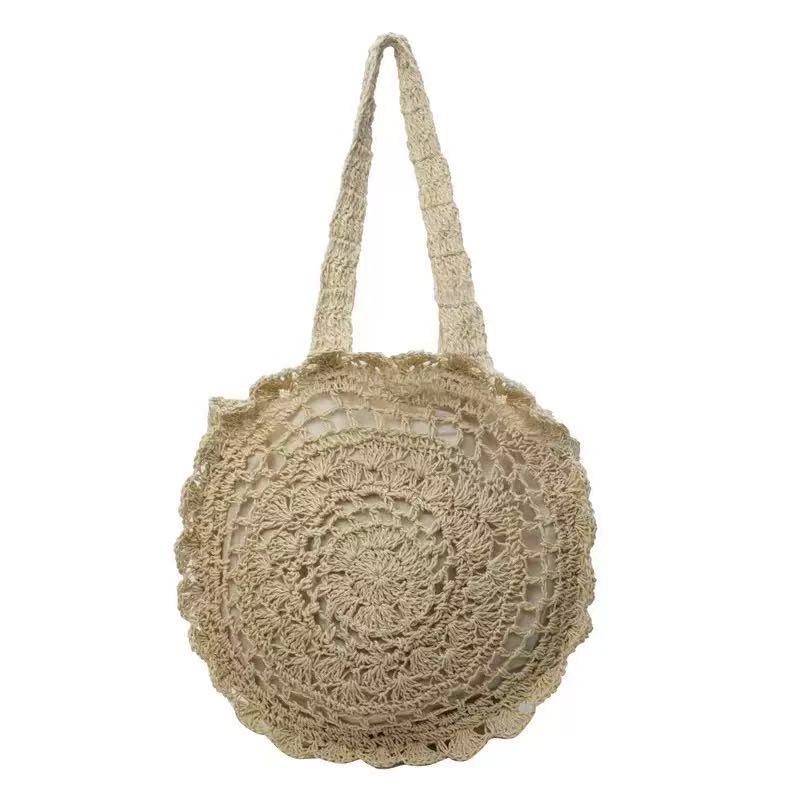 Hand-knotted Round Bag Kalsten