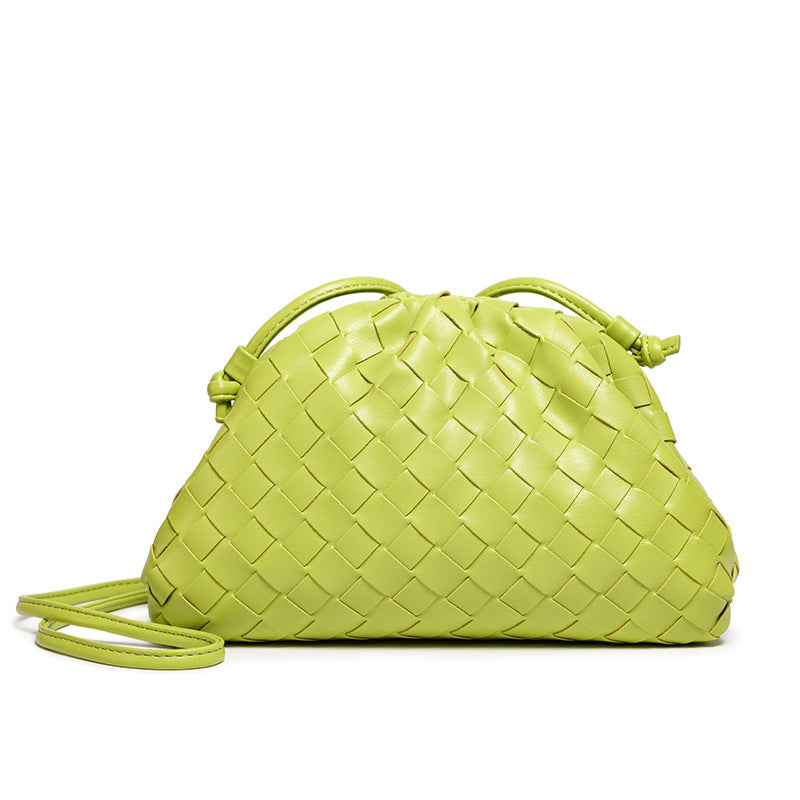 Textured Woven Handheld Clutch Acalora