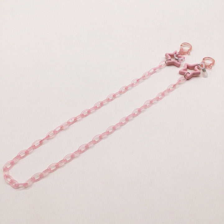 Fashionable glasses holder chain with star pendants Kalsten