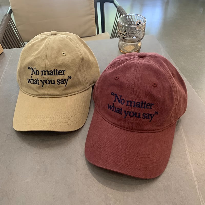 Women's Embroidered Motivational Phrase Baseball Cap Kalsten