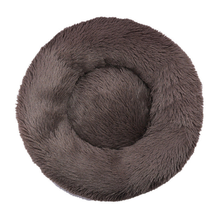 Round Plush  Nest  Dog Bed