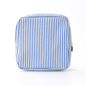 Cosmetic storage bag with fine stripe pattern Kalsten