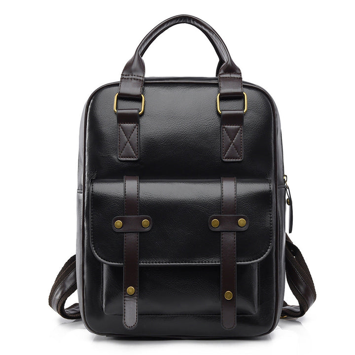 Vintage Leather Multi-Functional Backpack Kalsten
