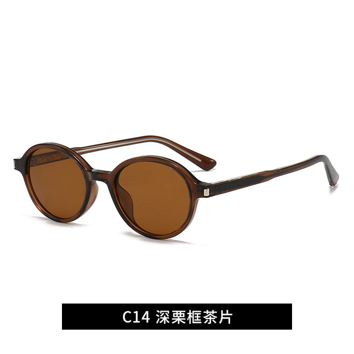 Women's fashionable sunglasses with curved frame Kalsten