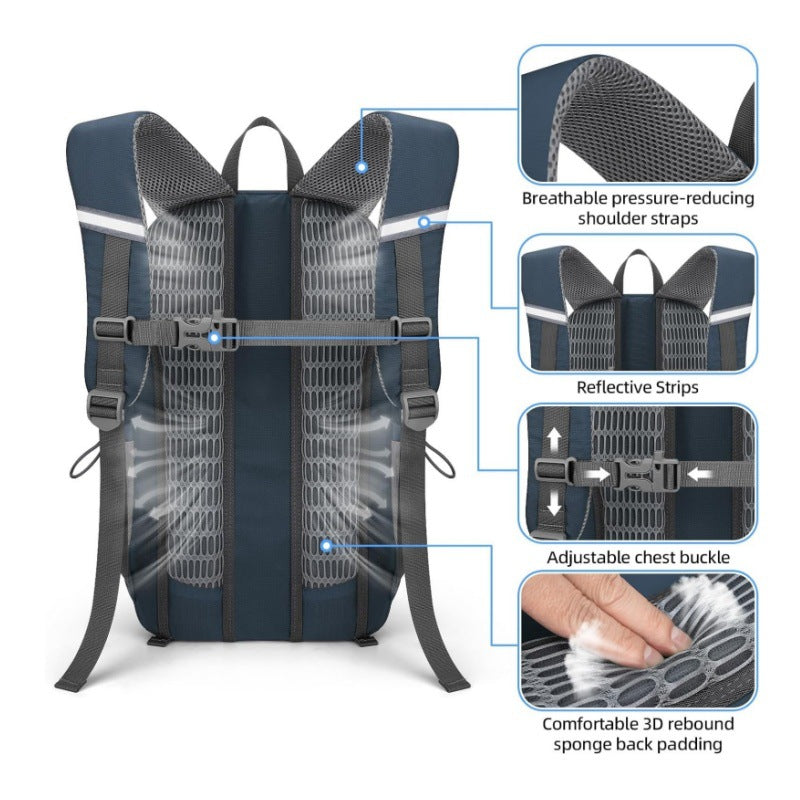 Multifunctional Backpack with Ergonomic Design and Multiple Compartments Kalsten