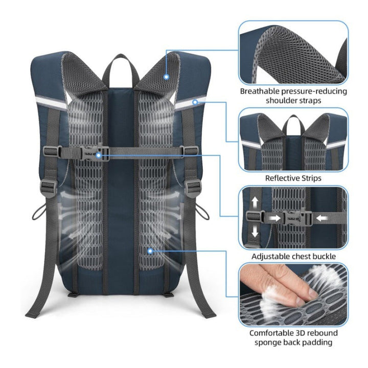 Multifunctional Backpack with Ergonomic Design and Multiple Compartments Kalsten