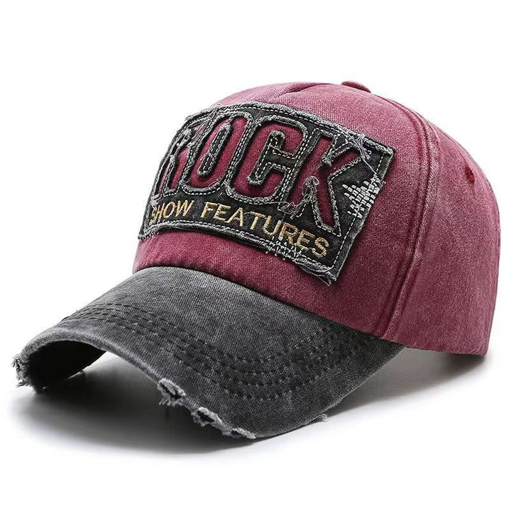 Men's Distressed Graphic Adjustable Baseball Cap Kalsten