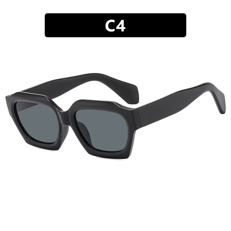 Women's fashionable sunglasses with distinctive geometric design and protective UV filter Kalsten