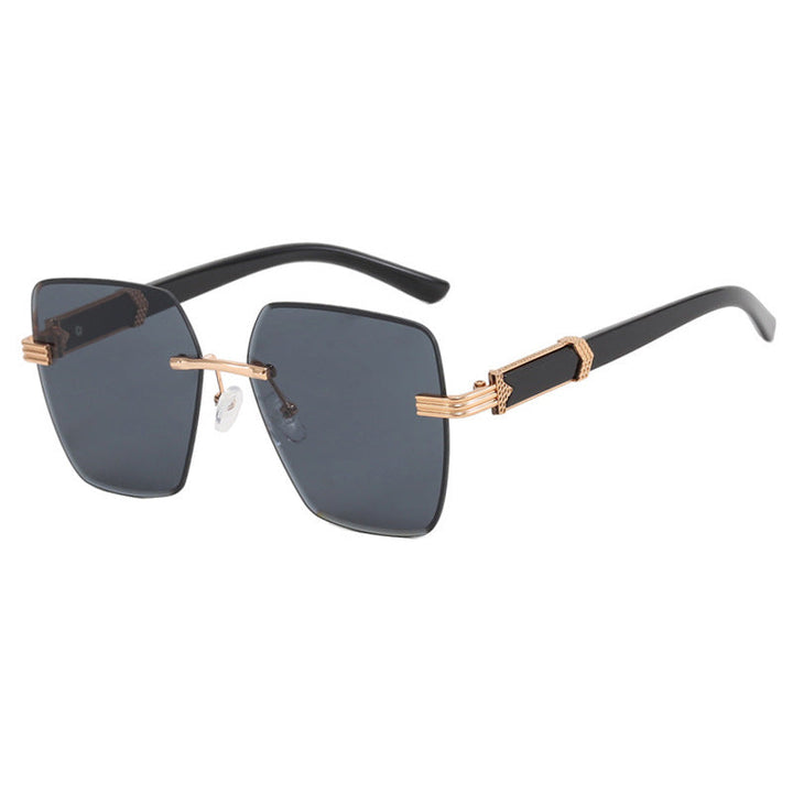 Women's trendy square sunglasses with glamorous accents and UV protection Kalsten