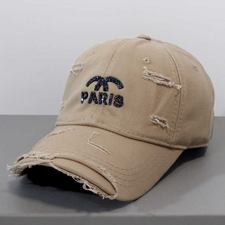 Women's Distressed Graphic Adjustable Baseball Cap Kalsten