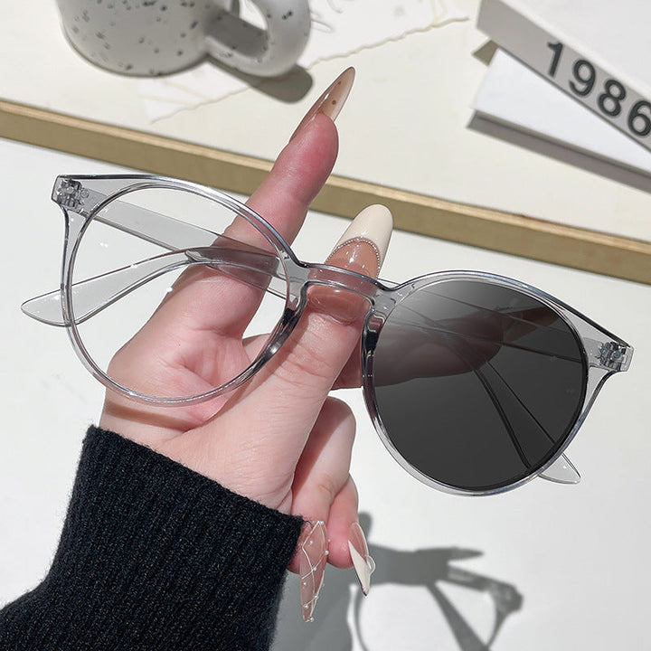 Women Cat-Eye Sunglasses with Transparent Frame Kalsten