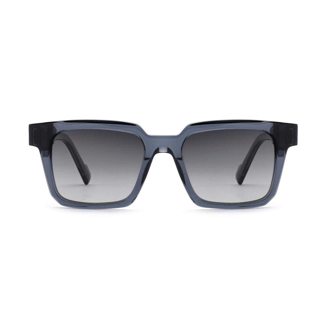 Women's sunglasses in modern, angular design with brown lenses Kalsten
