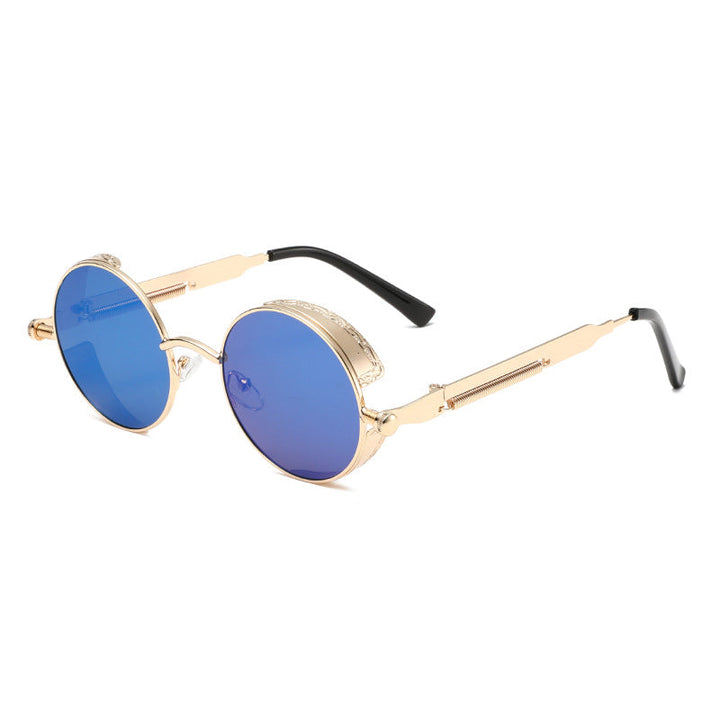 Ladies Round Sunglasses with High-Quality Metal Frame Kalsten