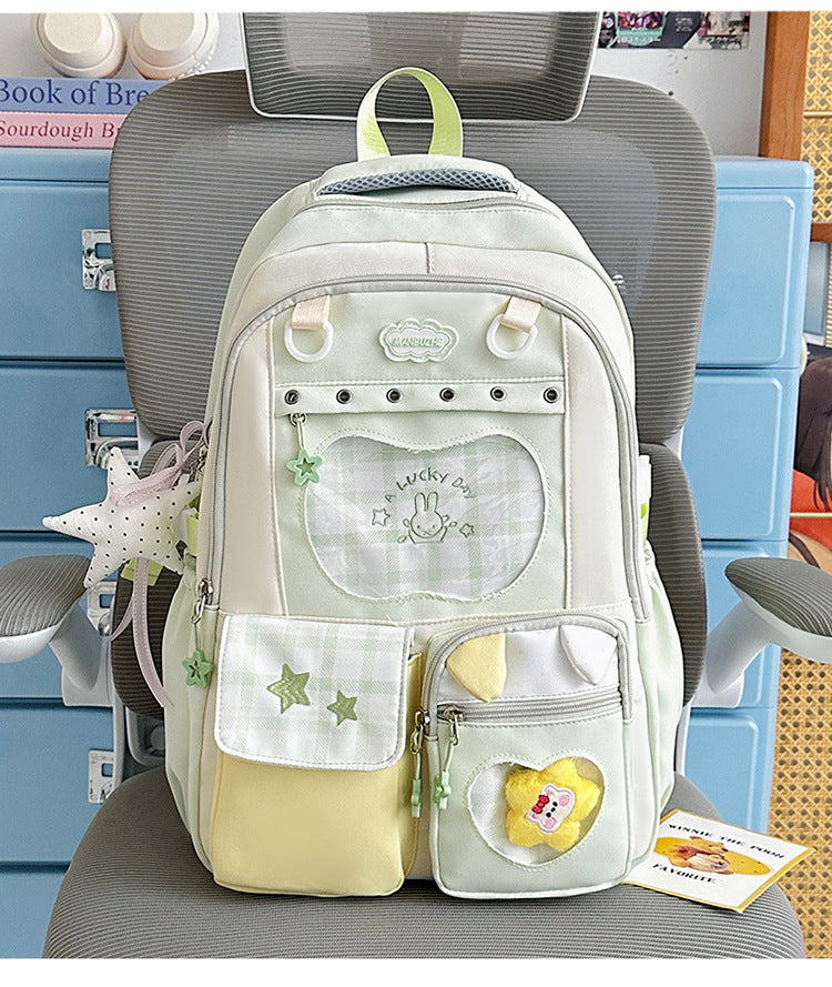 Multi-Functional Stylish Patterned School Backpack