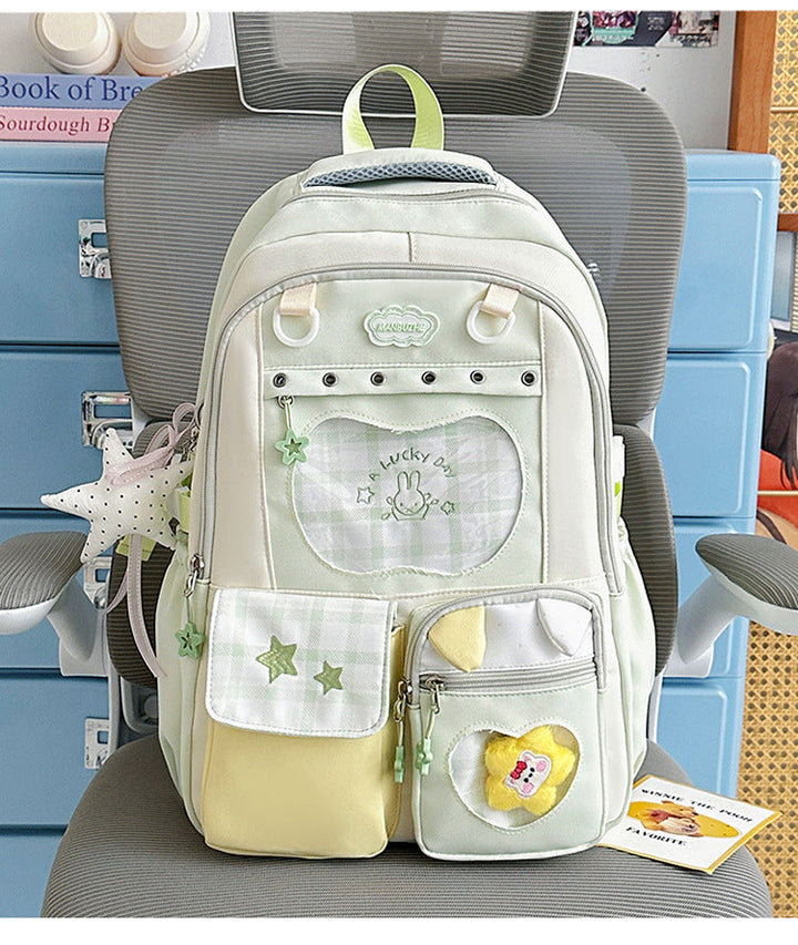 Multi-Functional Stylish Patterned School Backpack