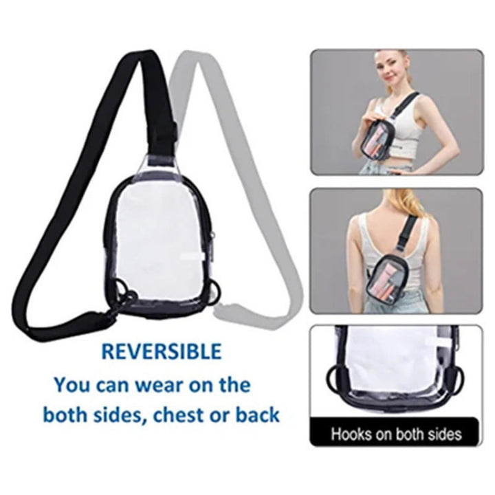 Practical Transparent Cosmetic Shoulder Bag Kalsten