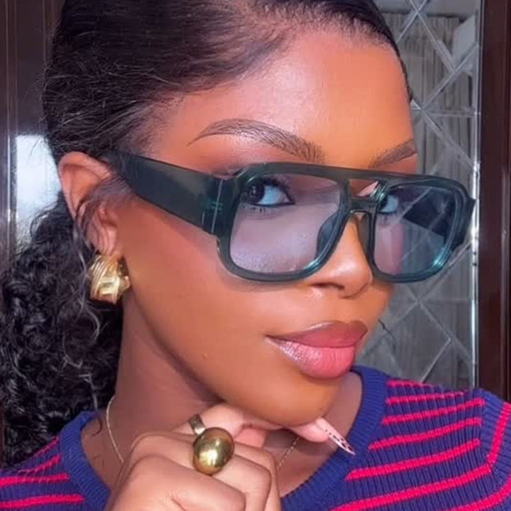 Ladies modern sunglasses in elegant rectangular design Kalsten