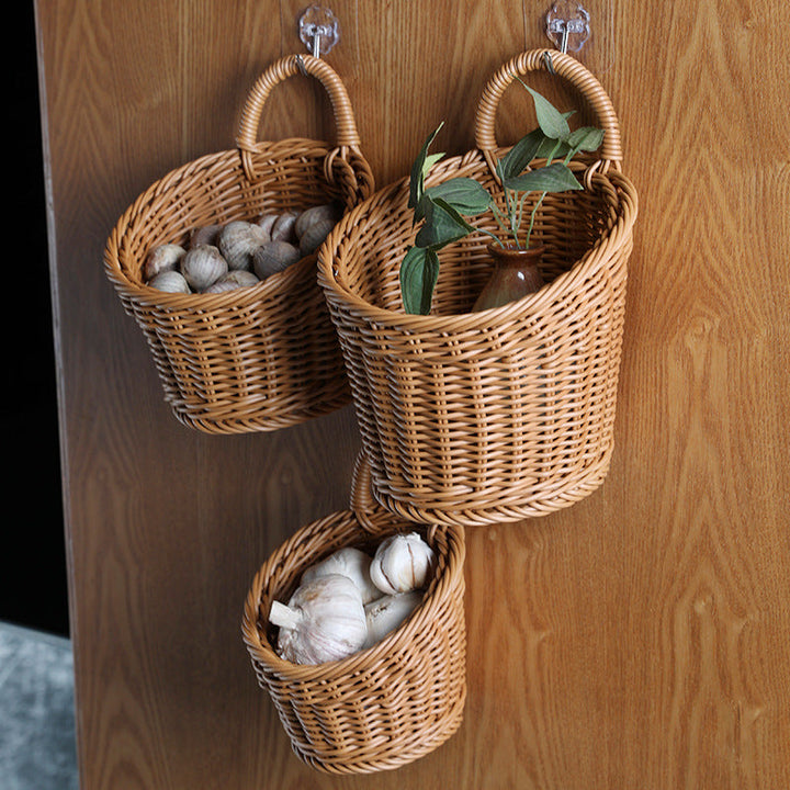 Handcrafted Wicker Storage Basket Kalsten