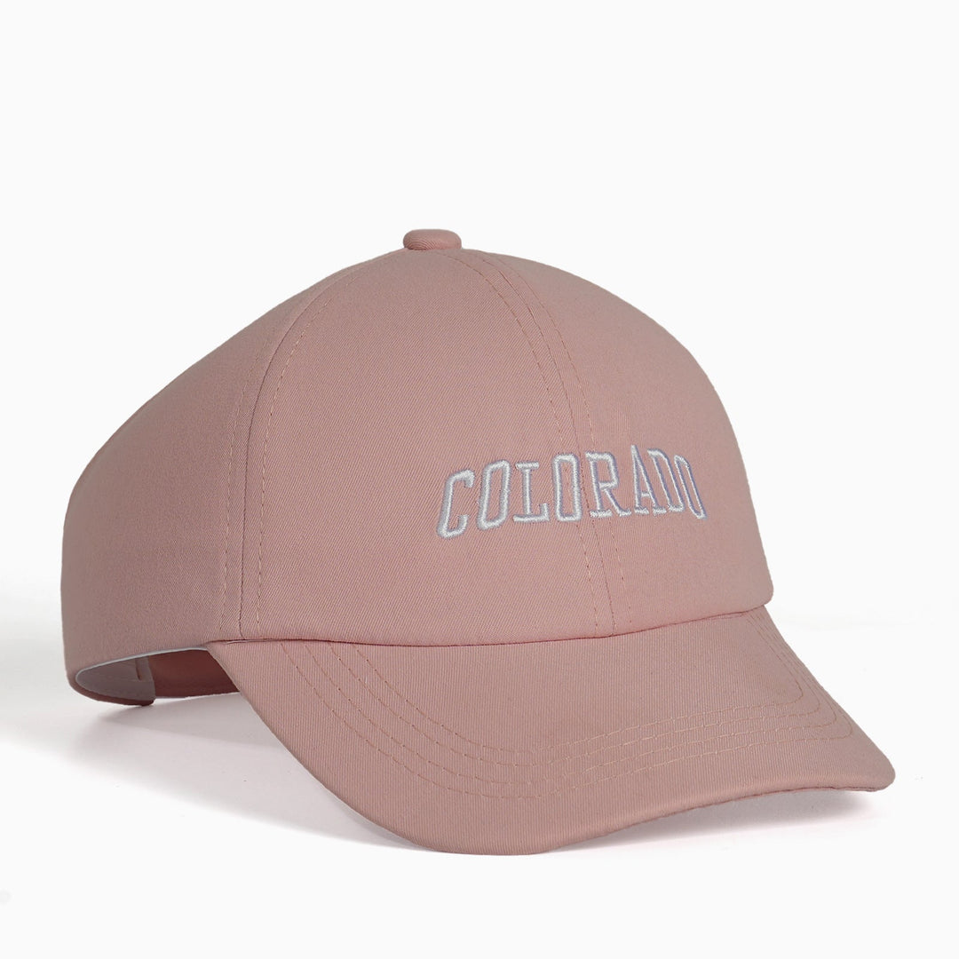 Ladies sporty cotton cap with front embroidery Kalsten