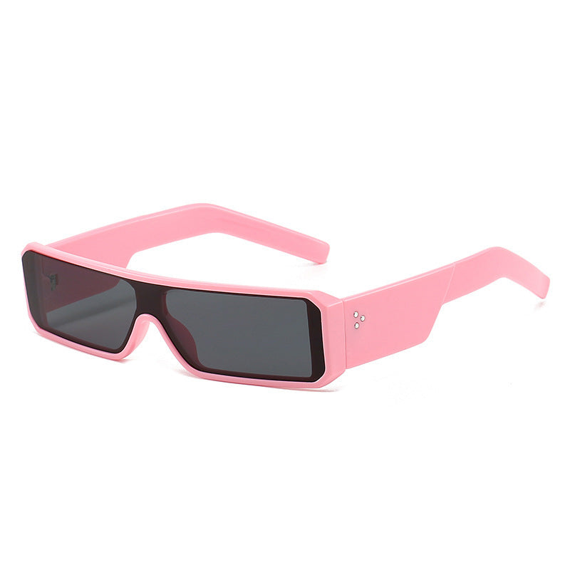 Men's Bold Geometric Shield Sunglasses Kalsten