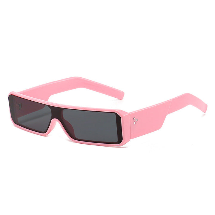 Men's Bold Geometric Shield Sunglasses Kalsten