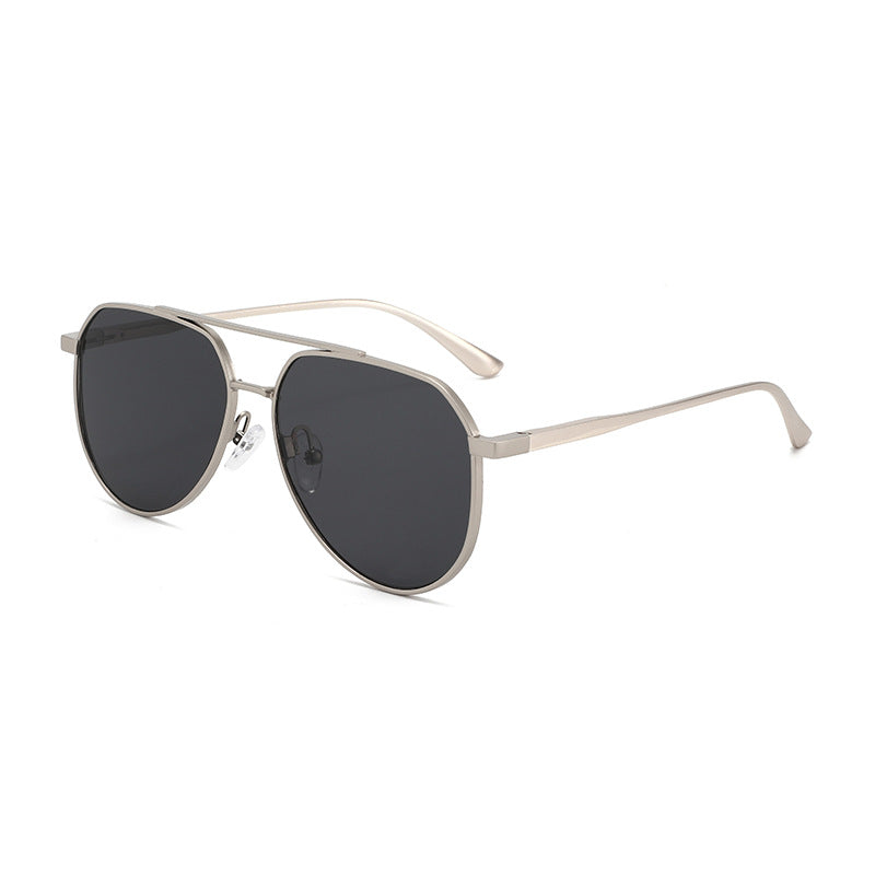 Men's Geometric Metal Frame Sunglasses Kalsten