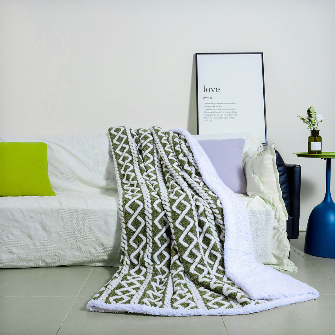 Women’s cuddly blanket in modern Boho design Kalsten
