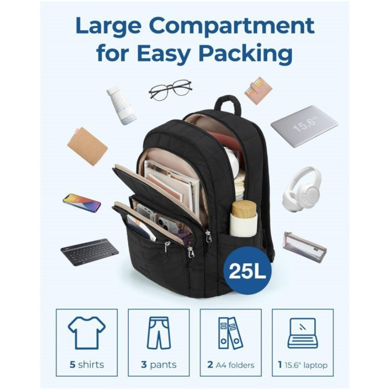 Unisex spacious backpack with insulated compartments and ergonomic carrying system Kalsten