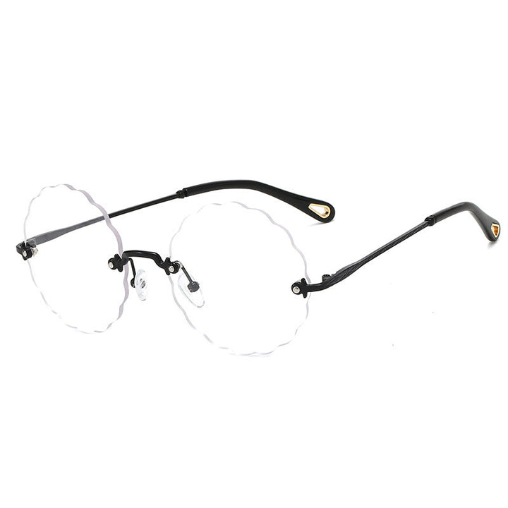 Women's Fashion Glasses with Playful Wave Frame Kalsten