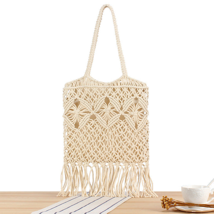 Hand-knotted Macrame Tote Bag Kalsten