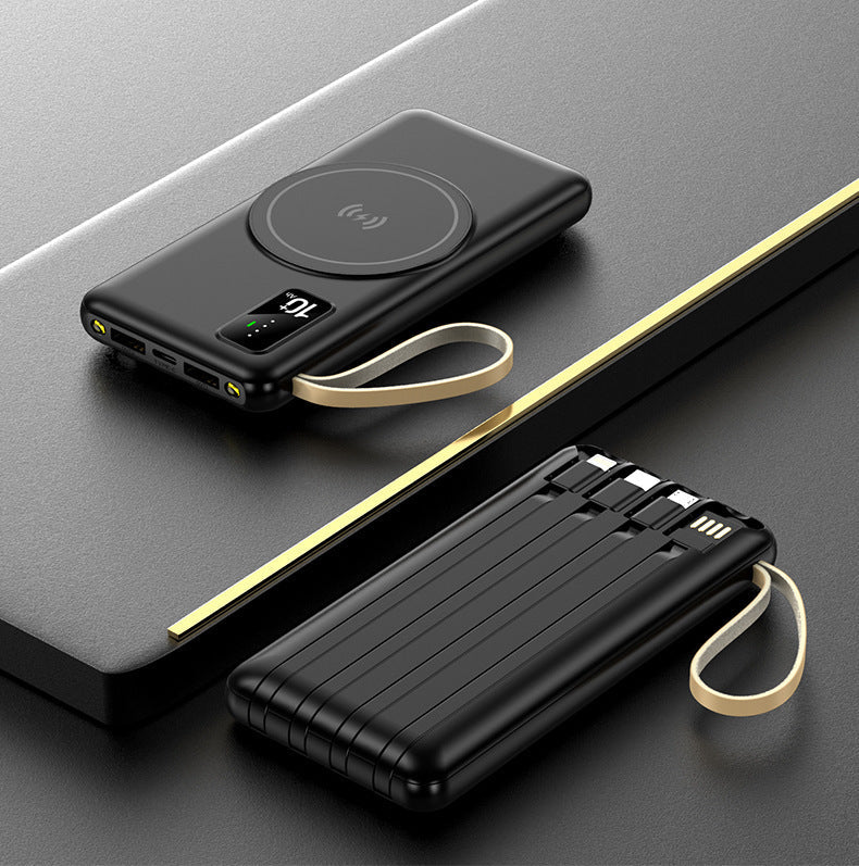 Wireless power bank with innovative induction charging and digital charging display Kalsten