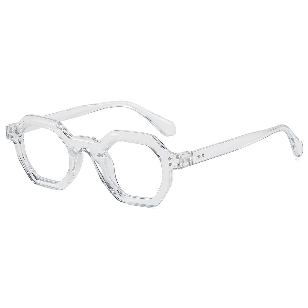 Women's octagonal sunglasses with fashionable pattern and UV protection Karnz