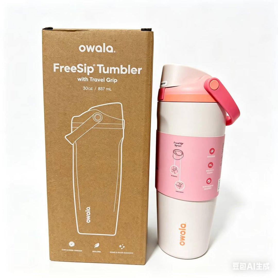 Unisex drink tumbler with integrated straw and leak-proof design Kalsten