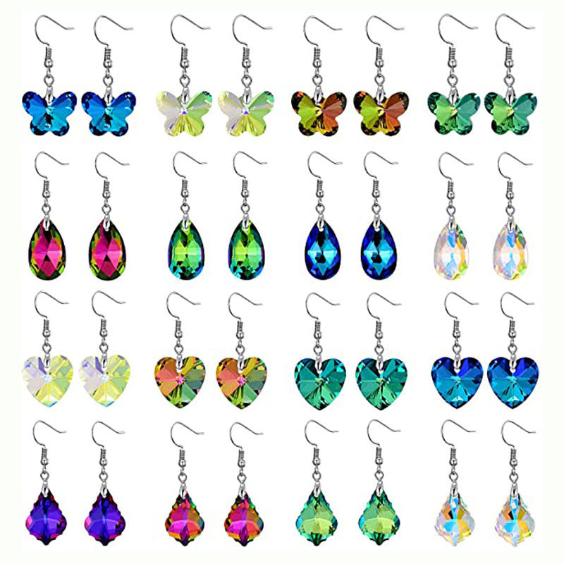 Decorative Crystal Dangle Earrings Kalsten