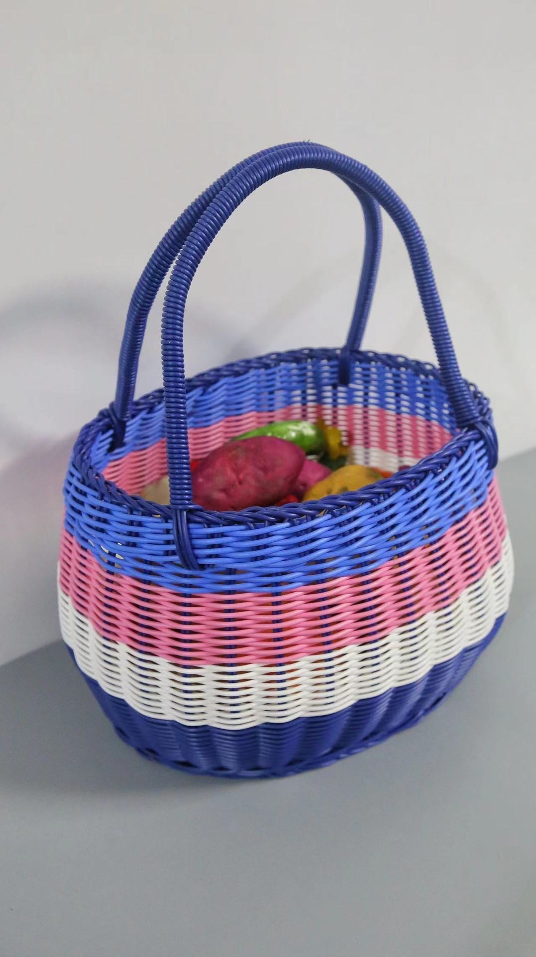 Women Handwoven Basket with Sturdy Handles Kalsten