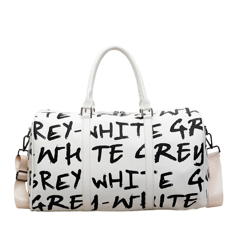 Sporty travel bag with innovative lettering Kalsten