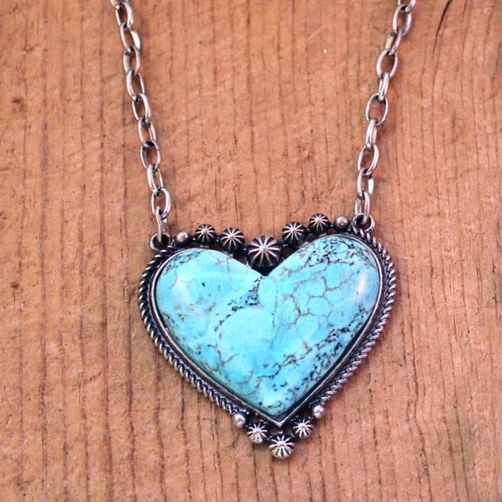 Artisan Heart-Shaped Pendant Necklace Kalsten